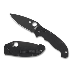 Spyderco Manix 2 XL Knife in Black and Black